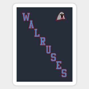 Fighting Walruses "Old-School Uni" Look Sticker